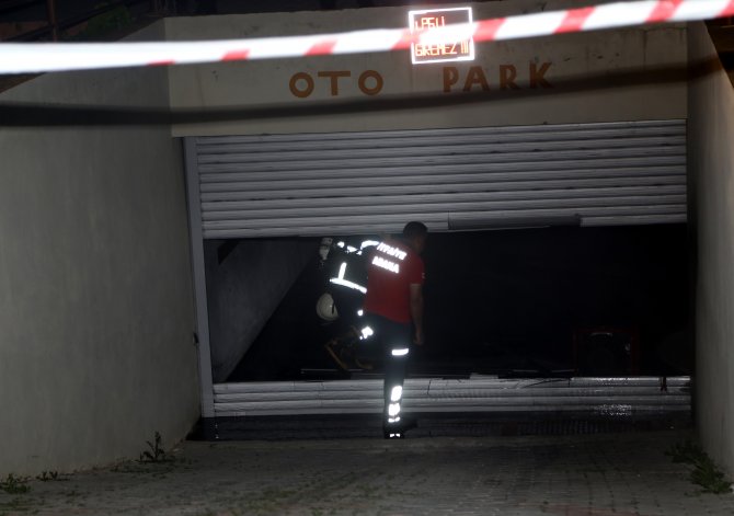 GÜNCELLEME - Adana'da kapalı otoparkta yangın