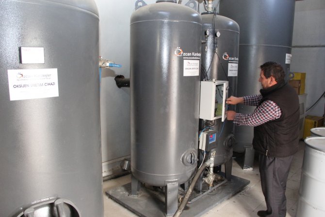 Hastalara "Nefes" hastanede üretiliyor