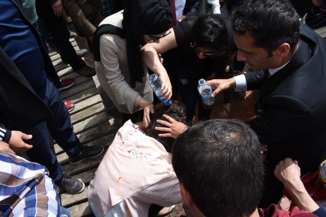 GÜNCELLEME - Batman'daki kutlamalarda balonlar yandı: 8 yaralı