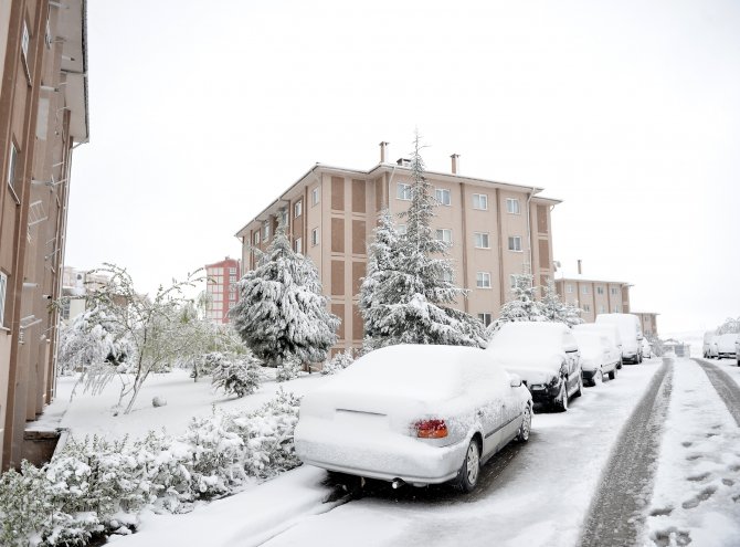 Eskişehir'de kar yağışı