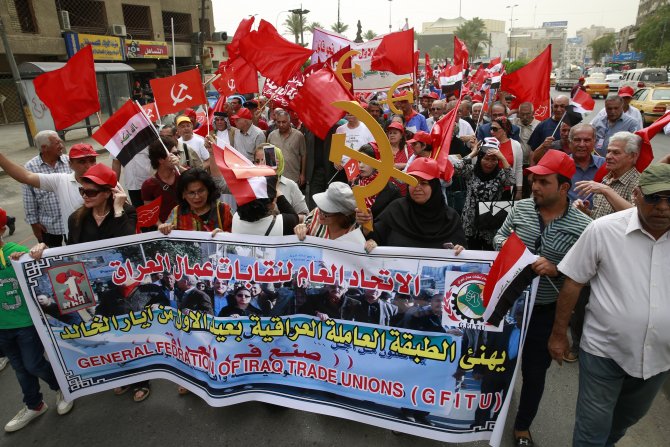 Irak'ta 1 Mayıs kutlamaları