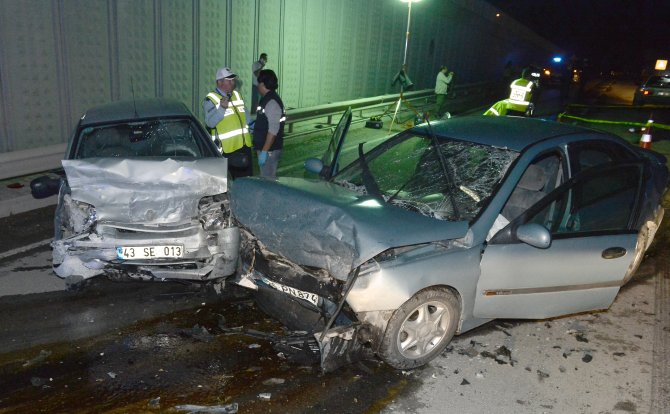 Eskişehir'de trafik kazası: 1 ölü, 2 yaralı