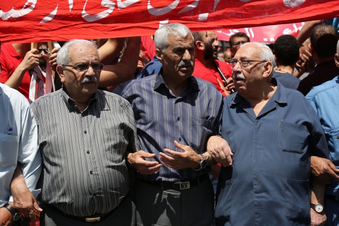Ürdün'de Filistinli tutuklulara destek yürüyüşü