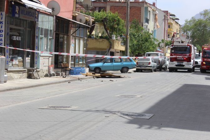 Denizli'de şiddetli rüzgar