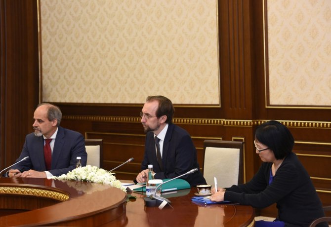 BM İnsan Hakları Yüksek Komiseri Hüseyin Özbekistan'da