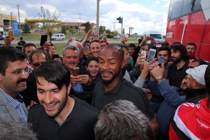 Sivasspor'a coşkulu karşılama