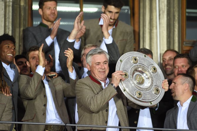 Bayern Münih'in şampiyonluk kutlaması
