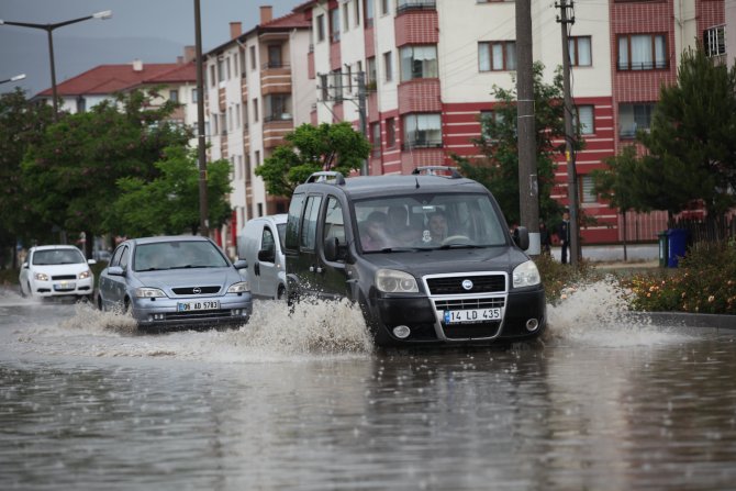 Bolu'da sağanak