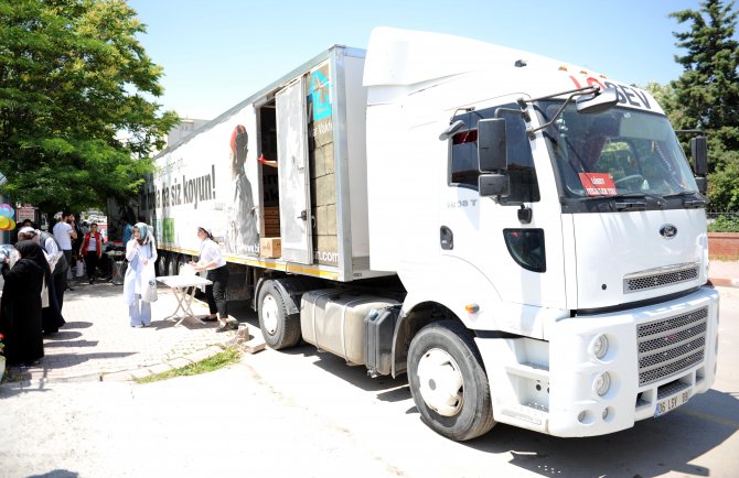 LÖSEV'in "İyilikler Tırı" Kırıkkale'ye ulaştı