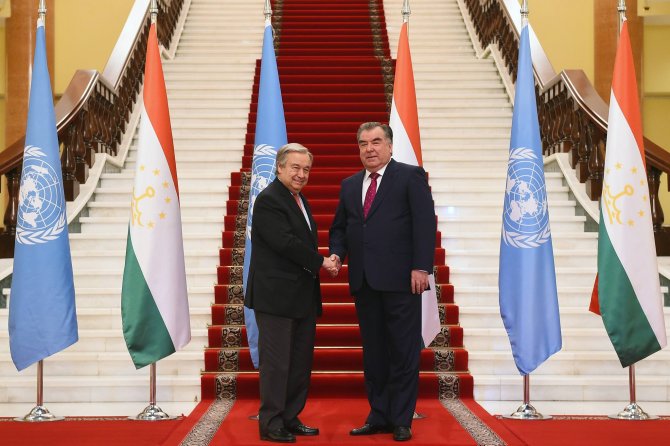 BM Genel Sekreteri Guterres Tacikistan'da