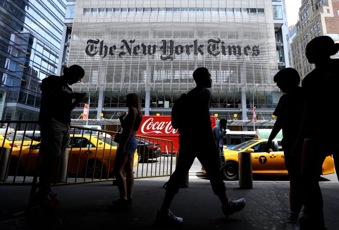 New York Times çalışanlarından iş bırakma eylemi