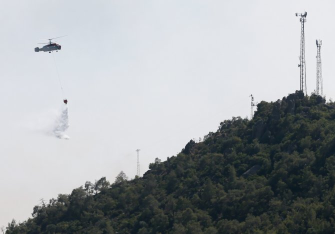 GÜNCELLEME 3 - İzmir'deki makilik ve orman yangını