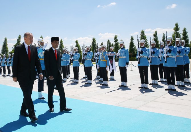Endonezya Cumhurbaşkanı Widodo Ankara'da