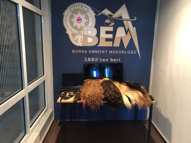 Bursa'da kadın kuaföründen "peruk" hırsızlığı