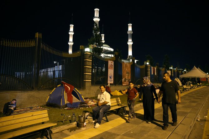 Başkentte "Demokrasi Nöbeti" hazırlıklarında sona gelindi