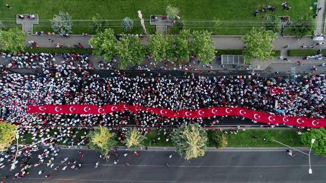 Diyarbakır'da "Milli Birlik Yürüyüşü" gerçekleştirildi