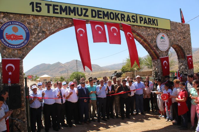 Helkıs Dağı'nın eteğinde "15 Temmuz Demokrasi Parkı"