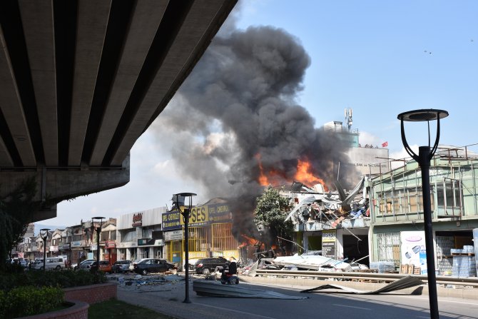 GÜNCELLEME - Samsun'da sanayi sitesinde patlama