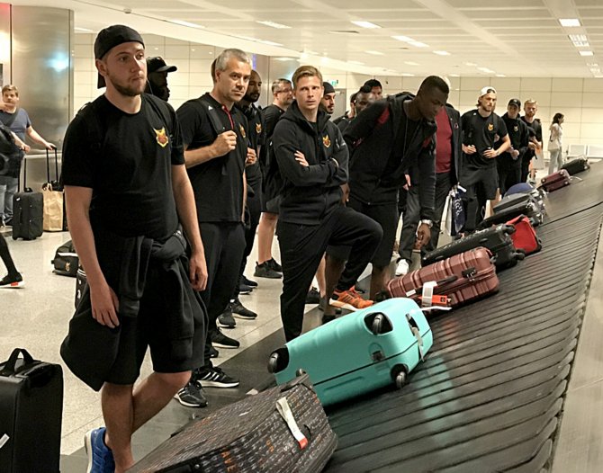 Galatasaray'ın rakibi Östersunds, İstanbul'a geldi