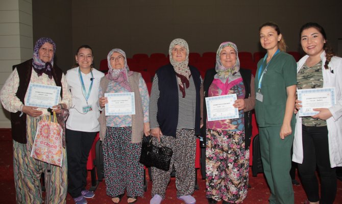 Beypazarı'nda diyabet hastalarına sertifika töreni