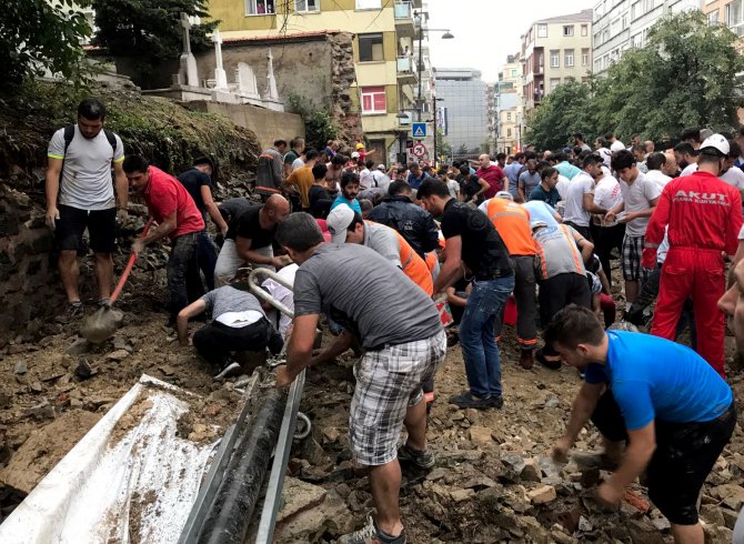 İstanbul'daki sağanak yağış