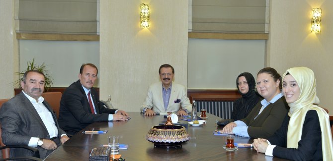 AK Parti Genel Başkan Yardımcısı Karacan'dan TOBB'a ziyaret