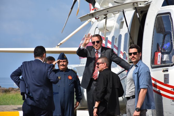 Cumhurbaşkanı ve AK Parti Genel Başkanı Erdoğan Trabzon'da