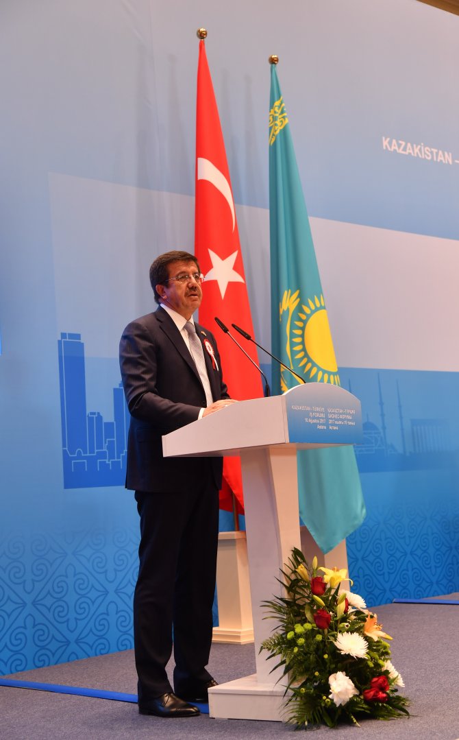Zeybekci'den Kazak iş dünyasına "süper teşvik" teklifi