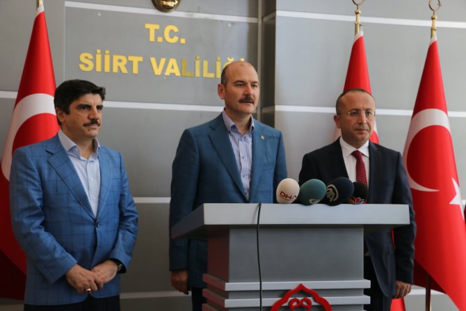İçişleri Bakanı Soylu Siirt'te: (1)