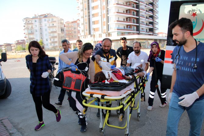 Şarkışla'da trafik kazası: 1 yaralı