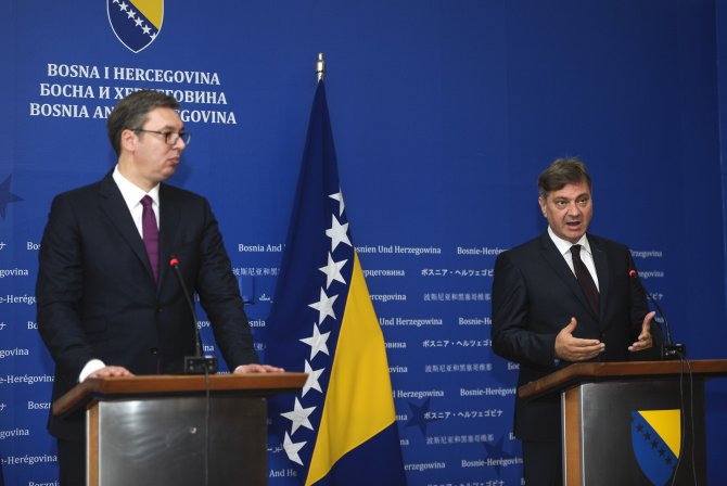 Sırbistan Cumhurbaşkanı Vucic Bosna Hersek'te