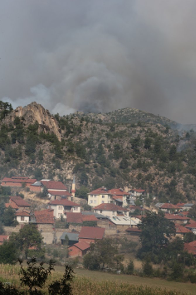 GÜNCELLEME 2 - Kütahya'daki orman yangınları
