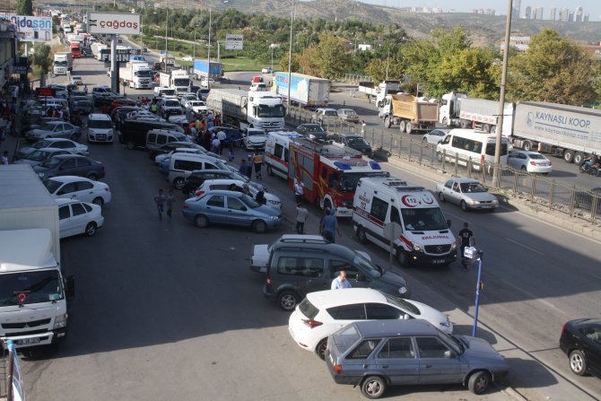 Ankara'da trafik kazası: 5 yaralı