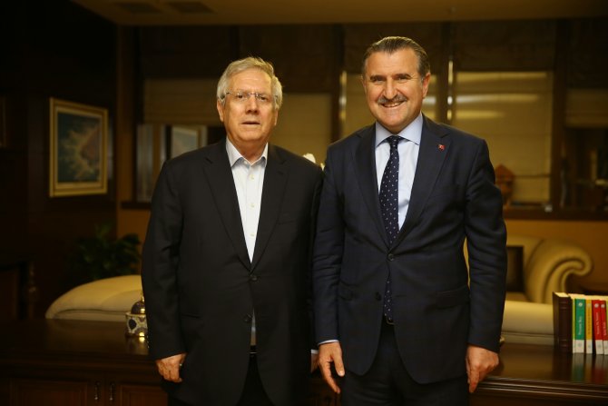 Aziz Yıldırım'dan Bakan Bak'a ziyaret