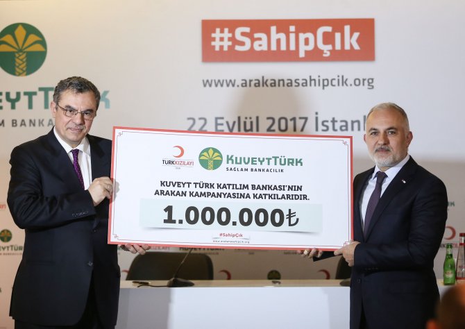 Kuveyt Türk'ten Arakanlı Müslümanlar için Türk Kızılayı'na destek