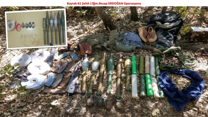 Diyarbakır'da terör örgütü PKK'nın 7 sığınağı imha edildi