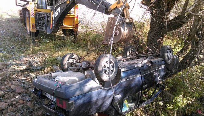 Suşehri'nde trafik kazası: 1 yaralı