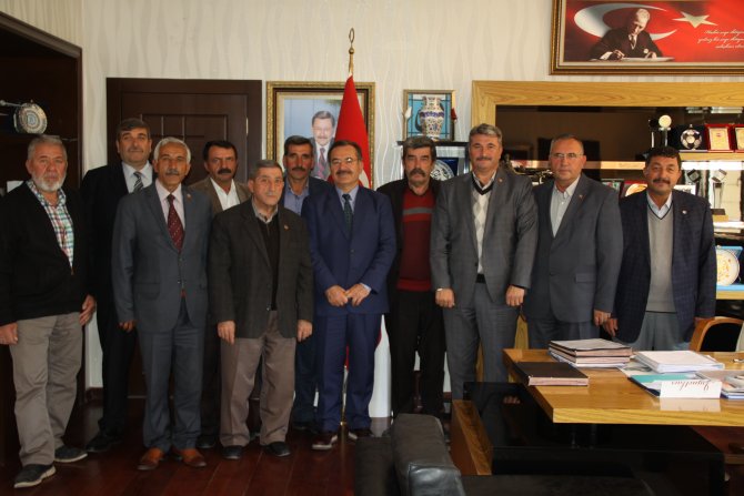 Çubuk Muhtarlar Derneğinden Başkan Acehan'a ziyaret