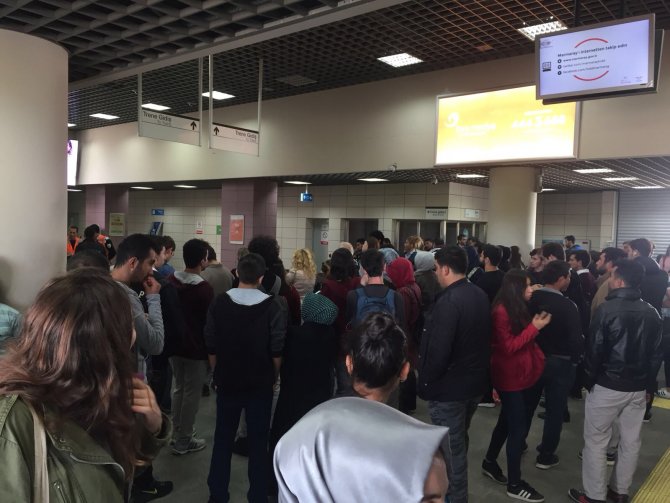 Marmaray'daki teknik arıza