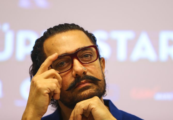 Aamir Khan, yeni filminin tanıtımı amacıyla Türkiye'de