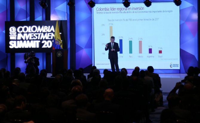 "2017 Kolombiya Yatırım Zirvesi" başladı