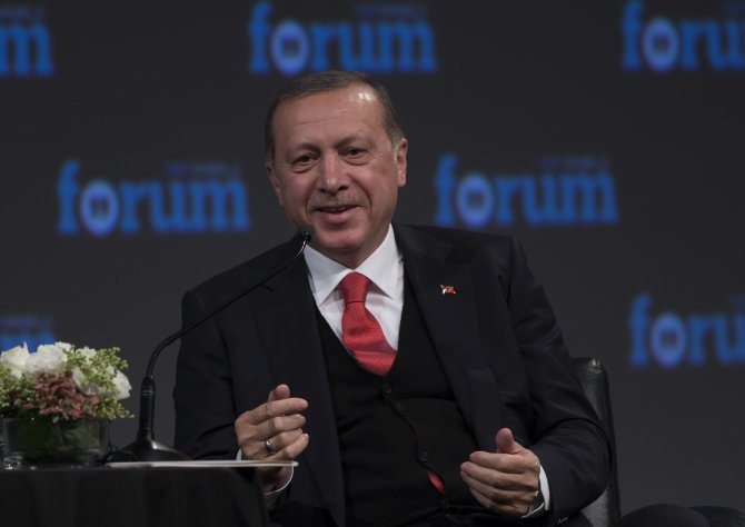 Cumhurbaşkanı Erdoğan, TRT World Forum'a katıldı