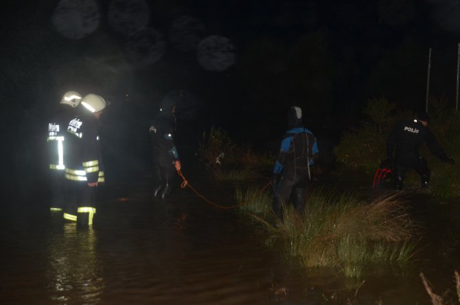 Tekirdağ'da askerin derede akıntıya kapılması