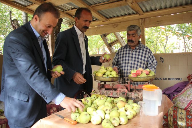 Zara Ziraat Odası Başkanı Şimşek, köy ziyaretleri