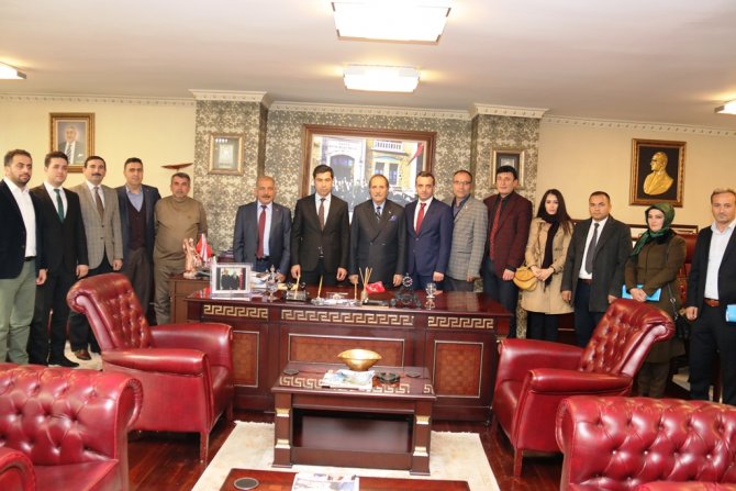 AK Parti yönetiminden SESOB Başkanı Köksal'a ziyaret