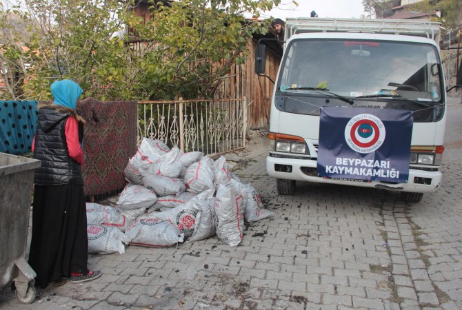 Beypazarı'nda kömür yardımı