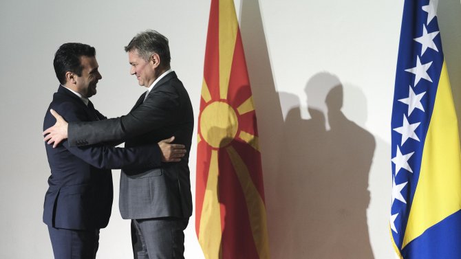 Makedonya Başbakanı Zaev Bosna Hersek'te