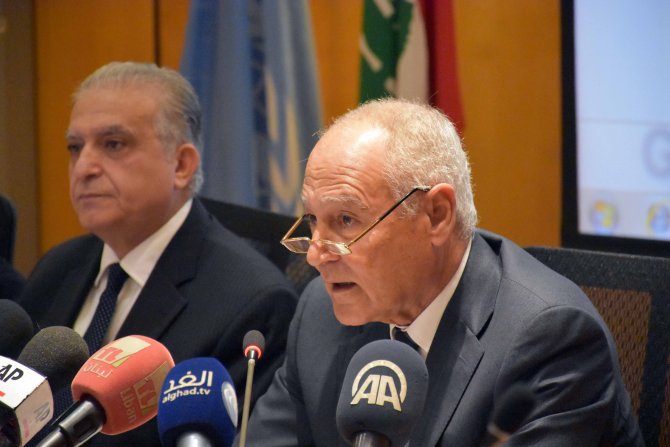 Arap Birliği Genel Sekreteri Ebu Gayt, Lübnan'da