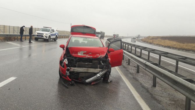 Sivas'ta trafik kazası: 1 yaralı