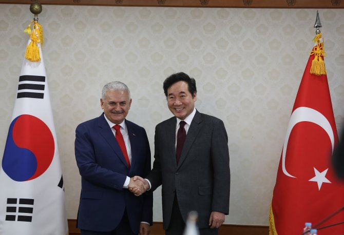 Başbakan Yıldırım Güney Kore'de